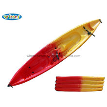 2+1 Person Sit on Top Plastic Large Kayak for Renting